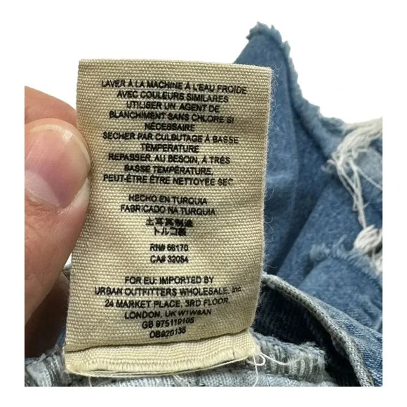 We The Free Distressed Cotton Jean Denim Skirt - Picture 4 of 10